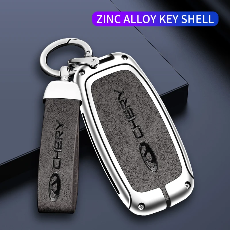 

Car Key Case Shell Car Emblem Keychain Ring For Chery Tiggo 7 PRO 5 2 3 8 5X 3X QQ fulwin Arrizo A1 A3 A5 T11 Amulet M11 Eastar