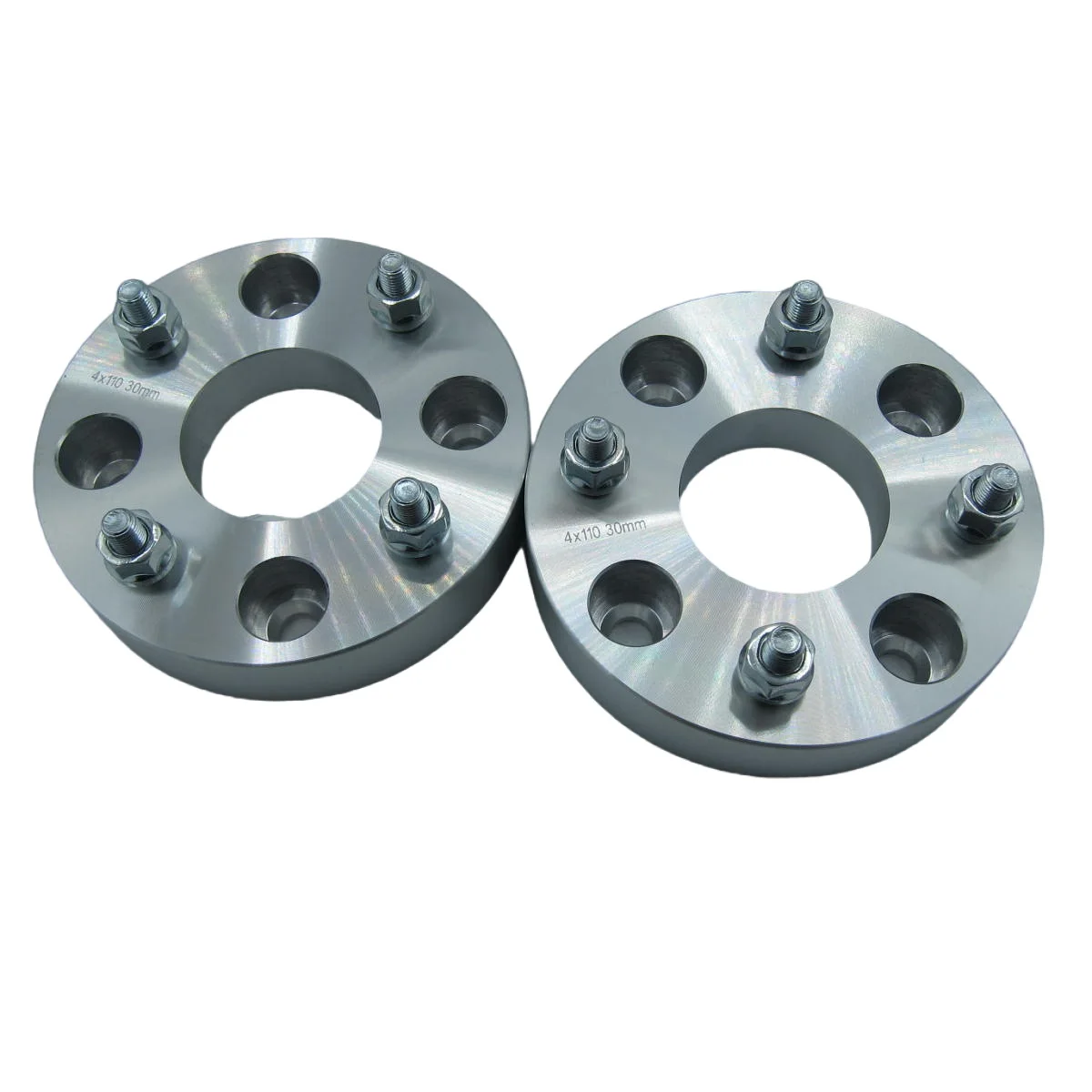Пара Кованых Алюминиевых колесных проставок 4x110 ATV UTV, 30 мм, гайки ...