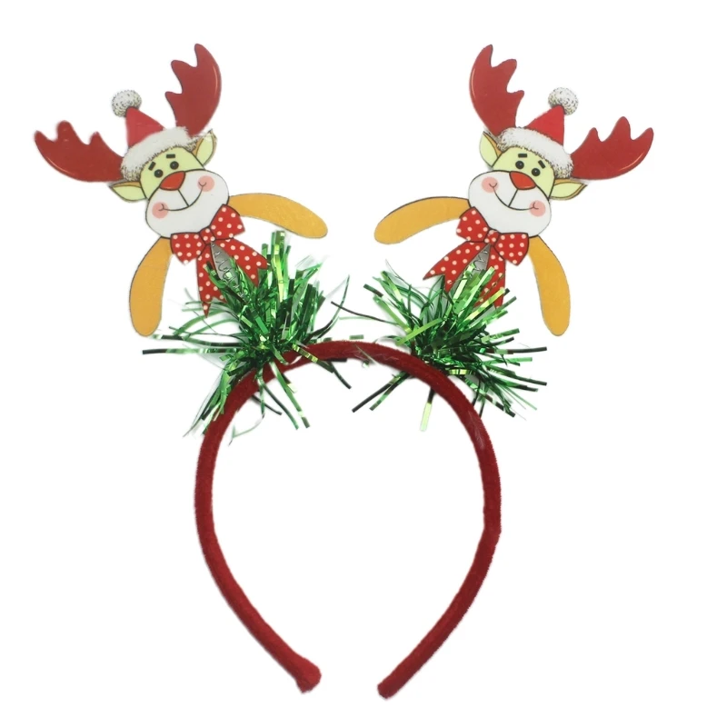 

Christmas Antlers Headband Deer Headband Christmas Elk Headband Christmas Bopper Christmas Party Hair Acccessory