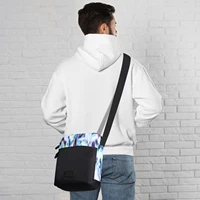 skechers messenger bag casual shoulder purse casual sling pack for work outdoor crossbody purse wallet bag for men women