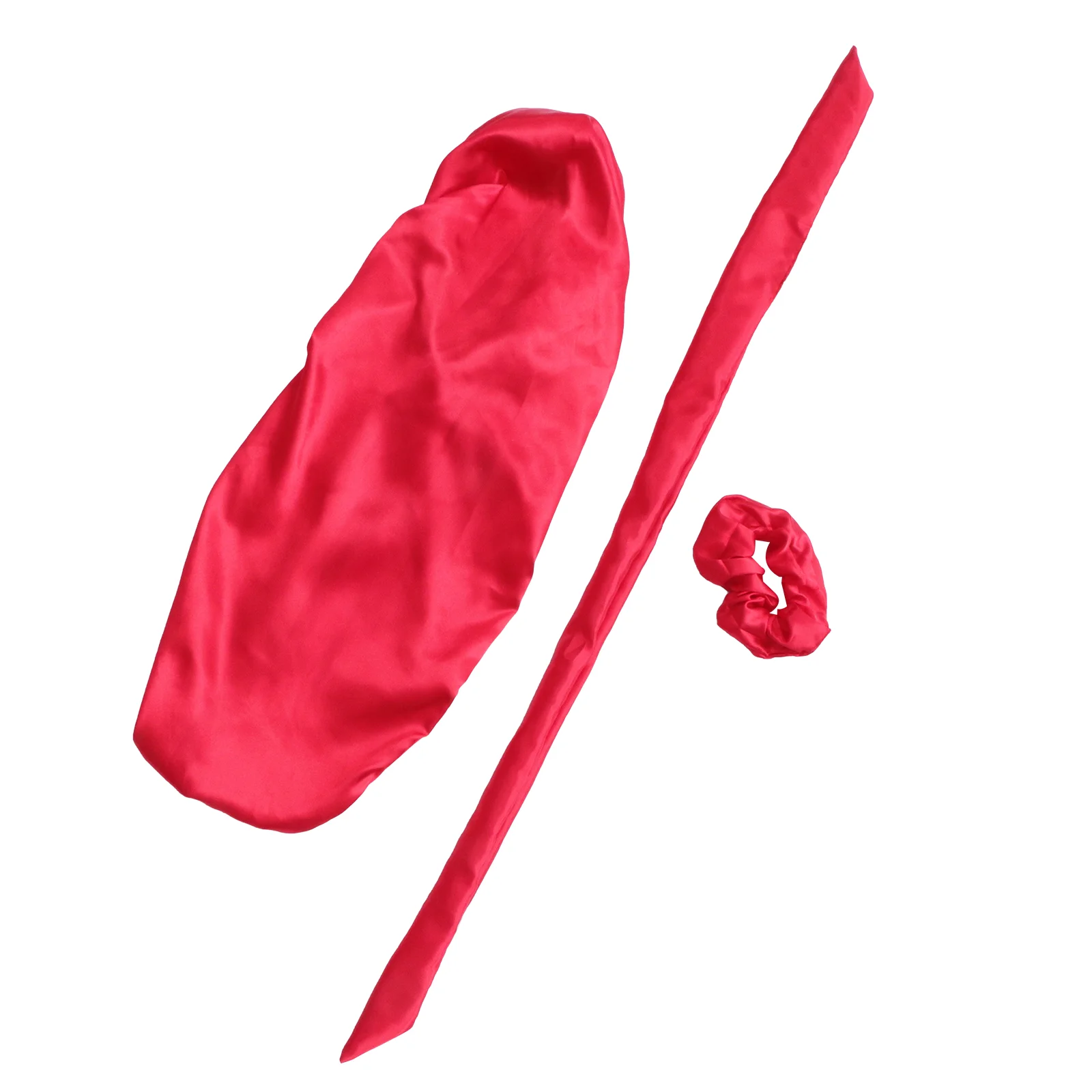 

Bonnet Hair Cap Satin Silk Sleeping Wrap Elastic Band Night Bonnets Adjustable Layer Double Curly Women Head Hat Cover Caps