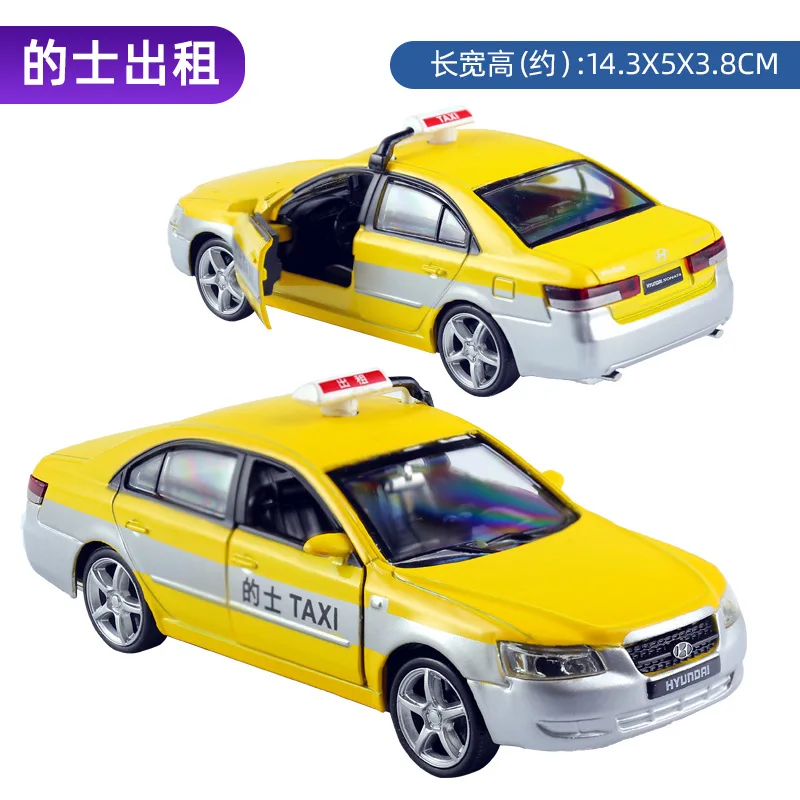 

Модель автомобиля из металлического сплава в масштабе 1:32 Beijing Hyundai taxi