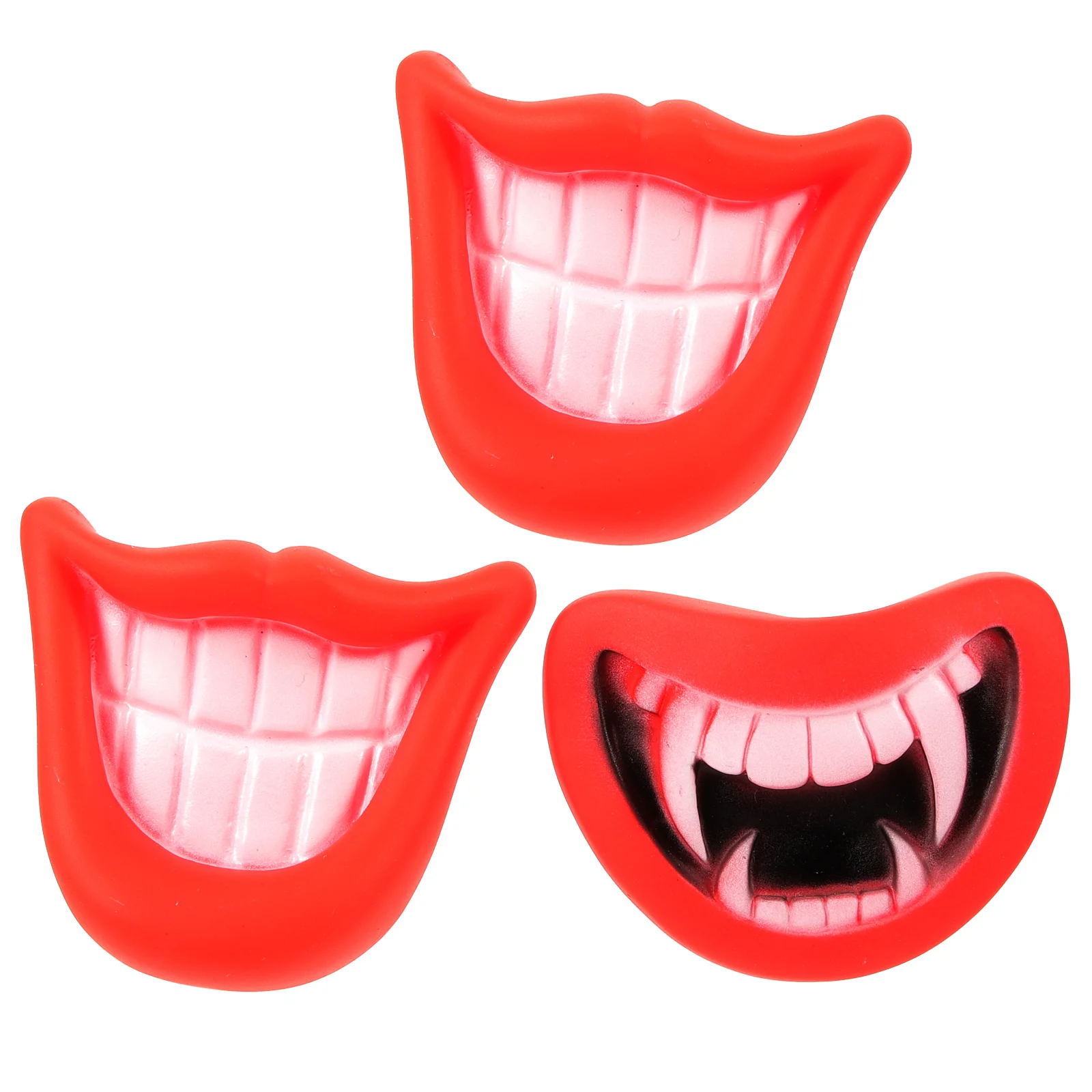 

3pcs Fangs Trick Silicone Cat Costume Props Ornaments ( Random Style )