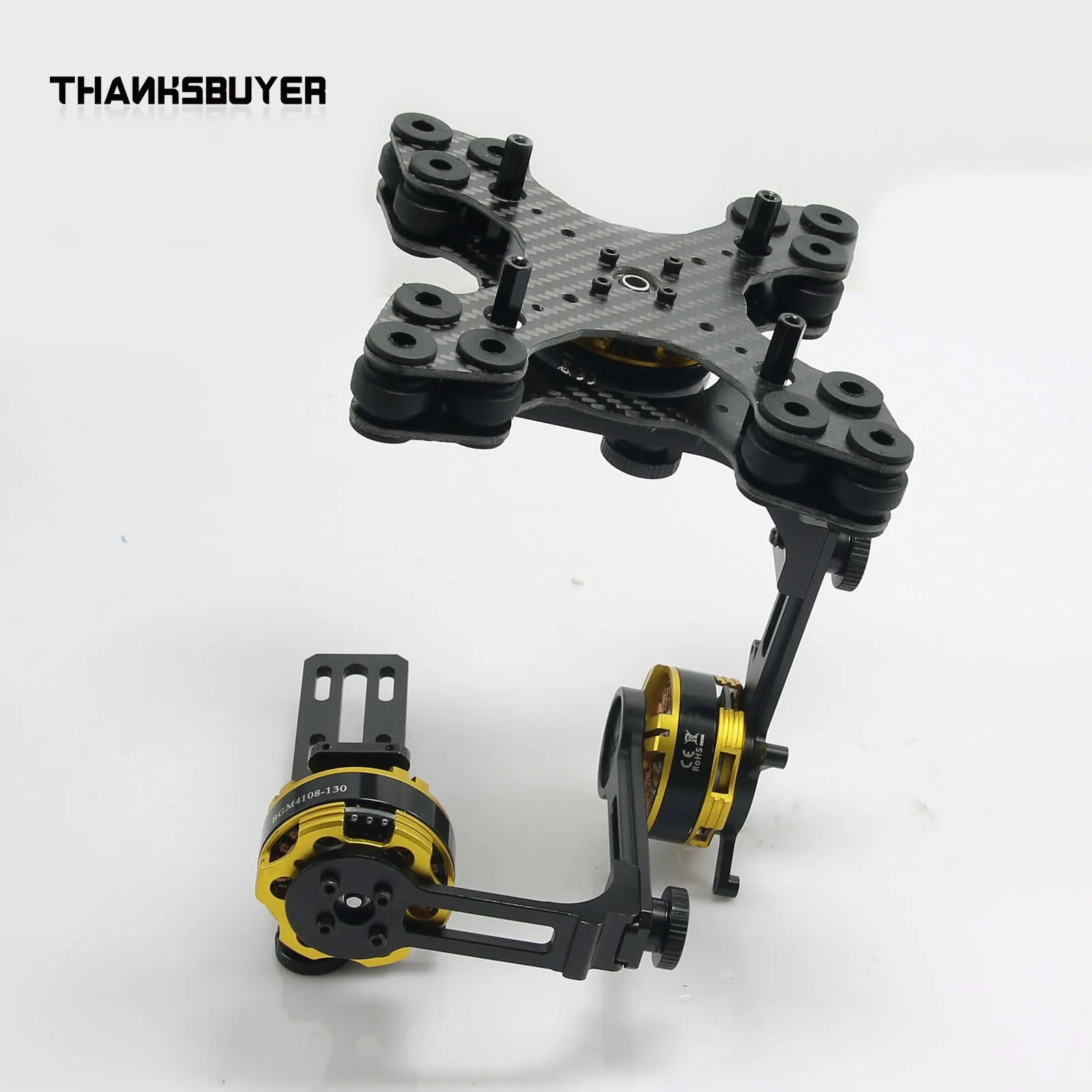 3-осевой бесщеточный карданный мини-каркас из алюминиевого сплава с мотором для