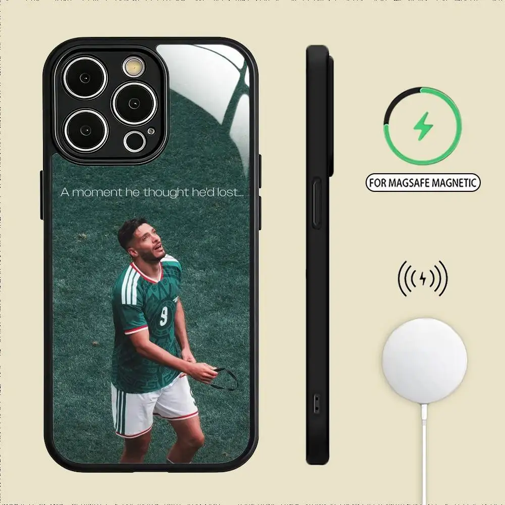 Фото Чехол для телефона Mexican Complete 9 R-Raul Jimenez для iPhone 17, 16, 15, 14, 13, 12, 11 Plus, Pro Max, магнитный, для беспроводной зарядки Magsafe №2
