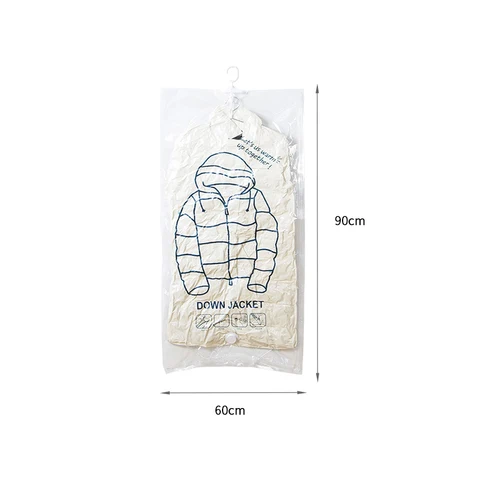 Вакуумные пакеты для хранения одежды Konco, прозрачные