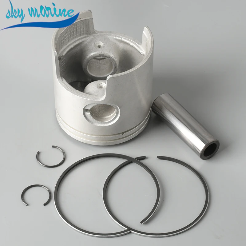 Комплект поршней 6F5-11631 STD 78 мм для подвесного 2-тактного мотора Yamaha 40HP 40G 40J 6F6-11631-00