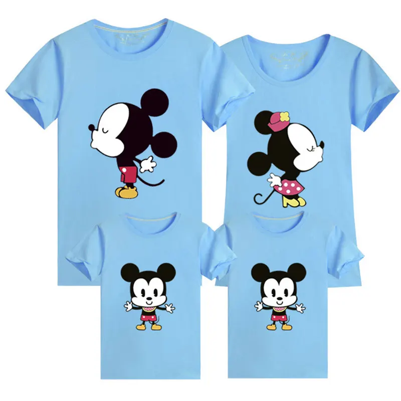 Одинаковые наряды для семьи Disney с Микки футболка папы мамы детей детское боди семейный образ одежда отца сына подарок на день