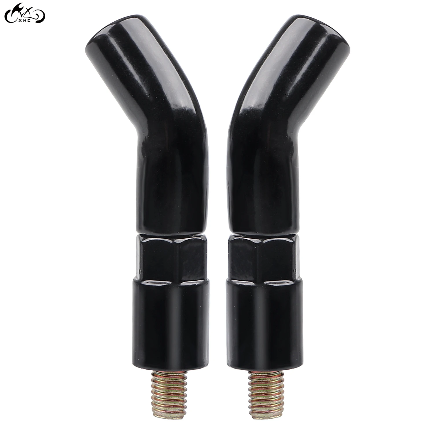 Удлинитель стержня зеркала заднего вида переходник 3 дюйма из черного металла