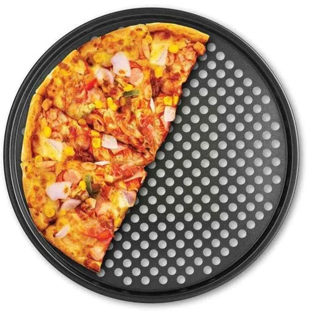 

Steel Non-stick Round Cake Pan Microwave Oven Baking Dishes 24/26/28/32cm Dropshipping Pie Pans Tray Pan Baking Pizza H0S3