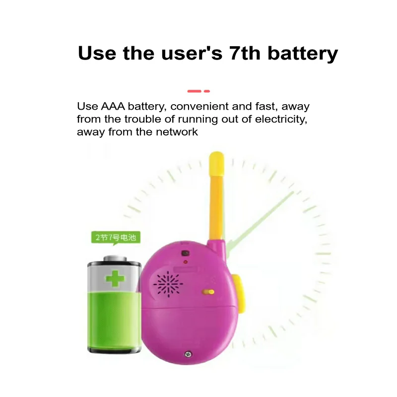 Parent-child Lnteractive Game Mini Toy Boy Girl Handheld Radio Phone Cartoon 2022 Christmas Birthday Gift Children Walkie-talkie