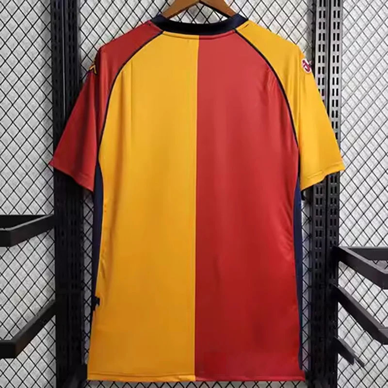 Ретро Серия A Roma Домашняя Футбольная Форма Totti Battistuta Nakata Hidesu Мужская Дышащая