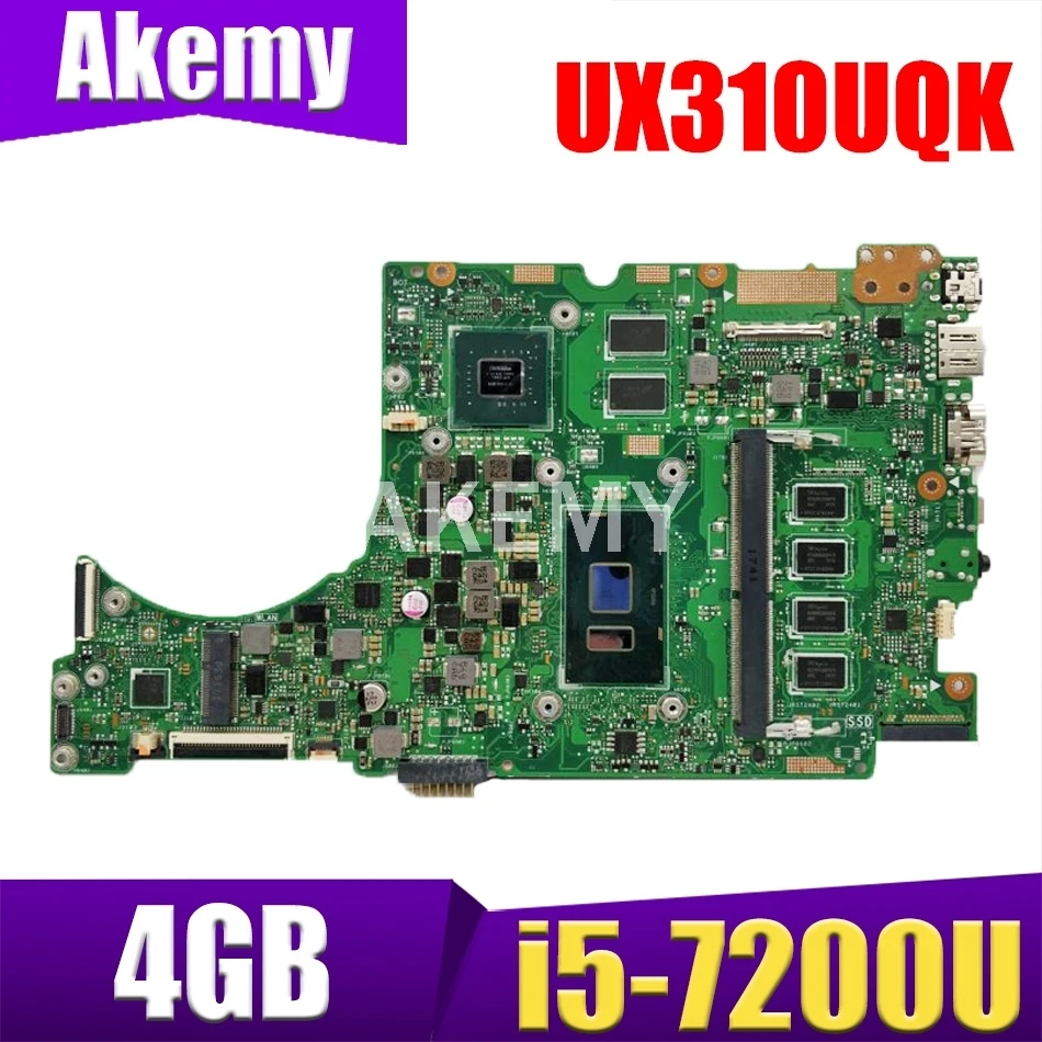 

Оригинальная материнская плата для ноутбука UX310UQK UX310UQ с 4 Гб-ОЗУ