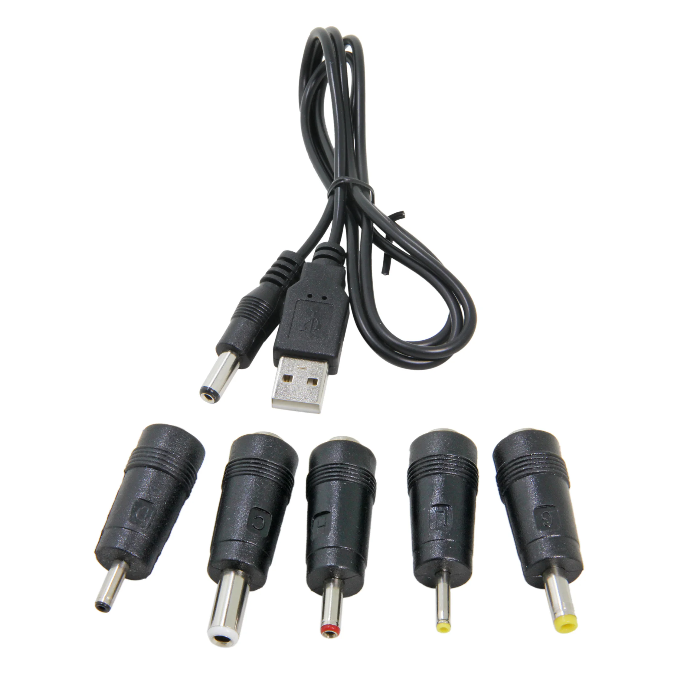 USB-кабель постоянного тока 1 м USB 2 0 A штекер к DC 5 5x2 мм адаптер зарядного шнура с 5x0 7 3
