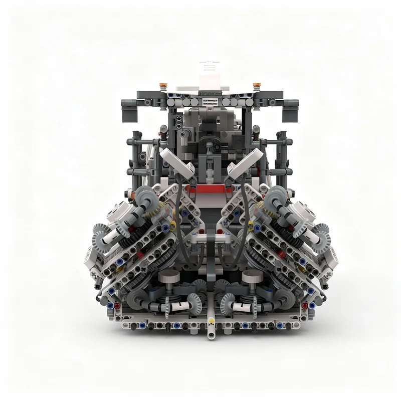 Фото 3456 деталей MOC Claas Jaguar Terra Trac: Техническая модель-конструктор, архитектурная игрушка, идея для рождественского подарка, креативный конструктор для детей №4