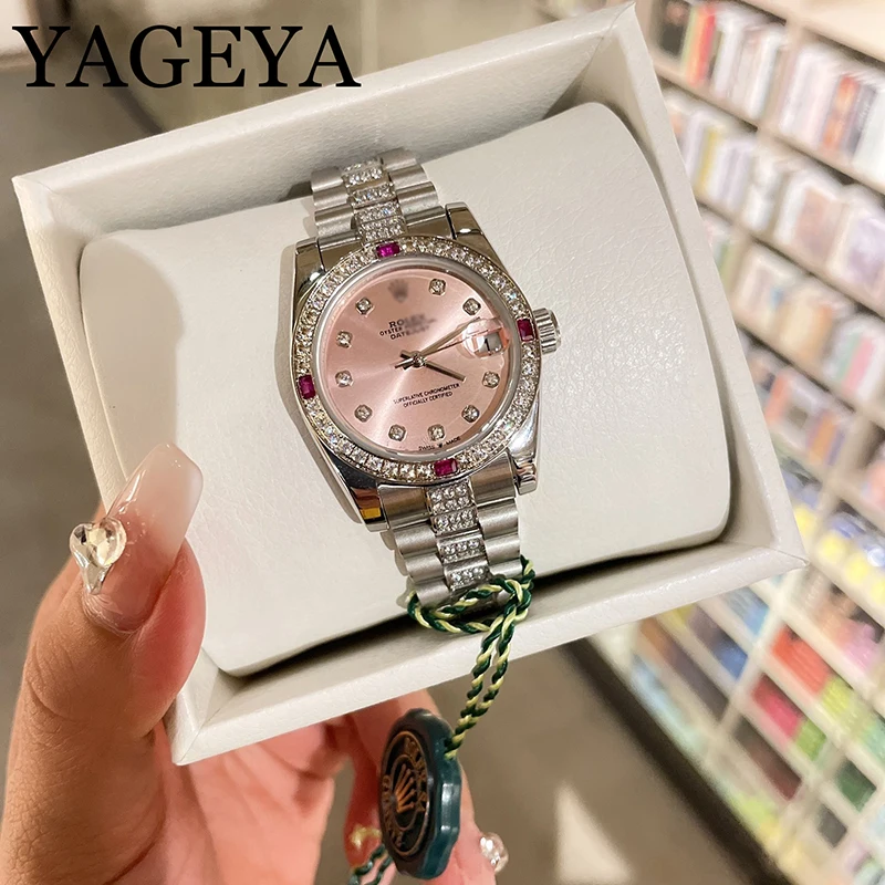 

YSGEYA Watches Women Replicas Luxury Brands Rolexable Replica High Quality Automatic Mechanical Fashion 316stainless Steel