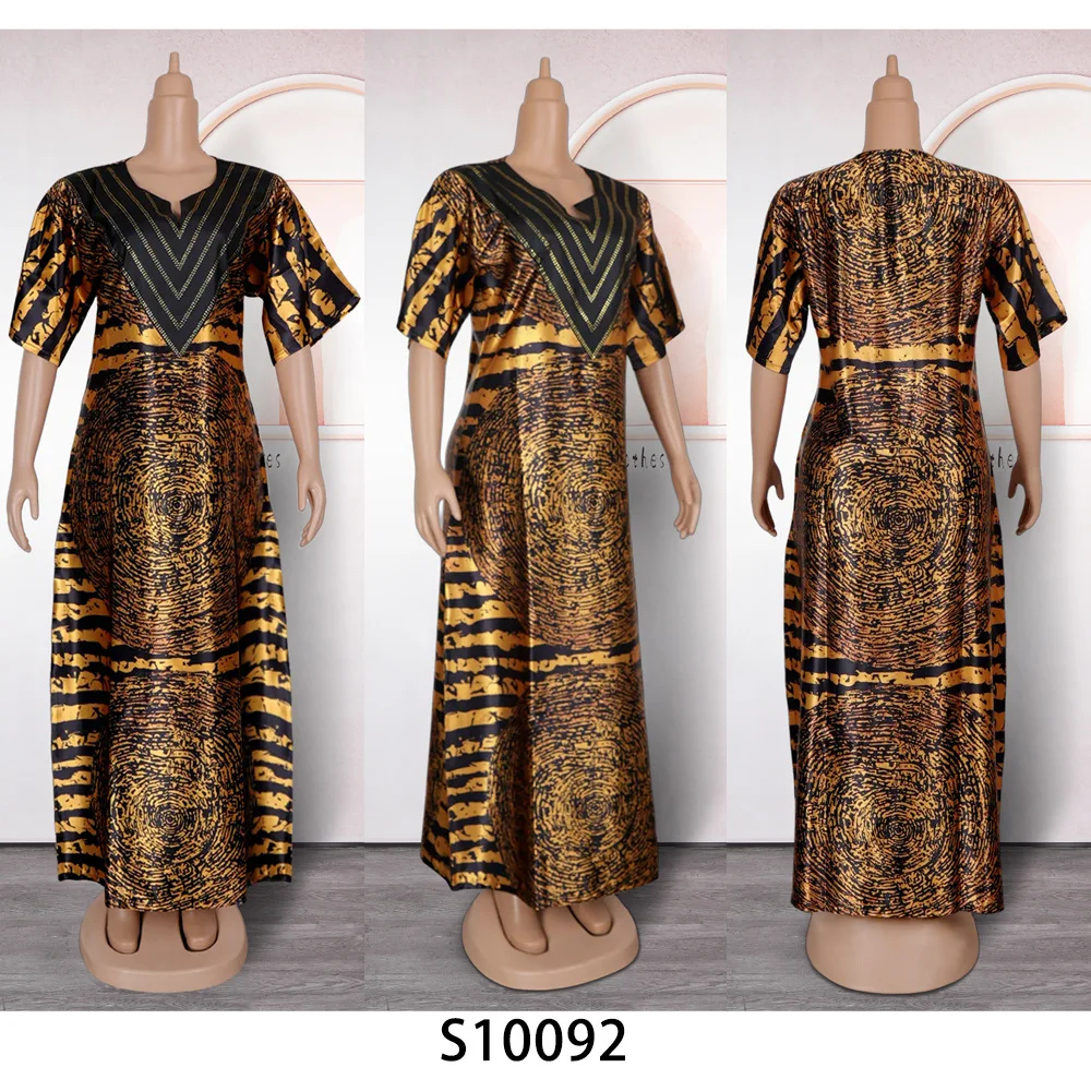 Африканские платья для женщин традиционная одежда Макси-Платье с принтом Дашики