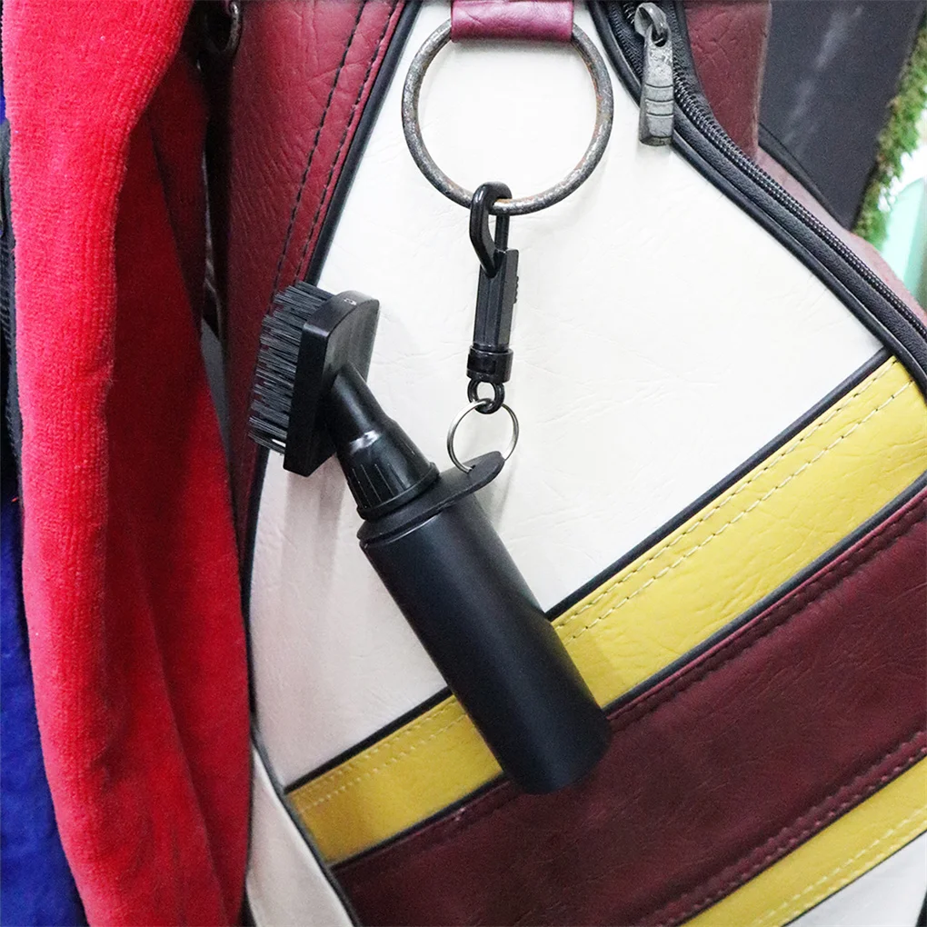 

Portable Golf Clubs Groove Brush Manual Plastic Deep Cleaning Brushes with Water Bottle Reusable Indoor Courtyard