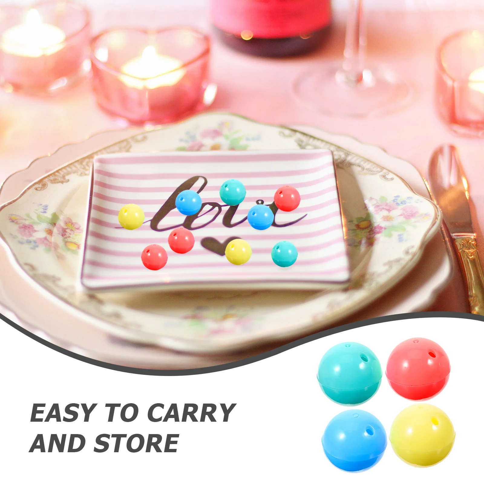 20 шт. жевательные шарики мини гашапон пустой корпус для вечеринки сферические