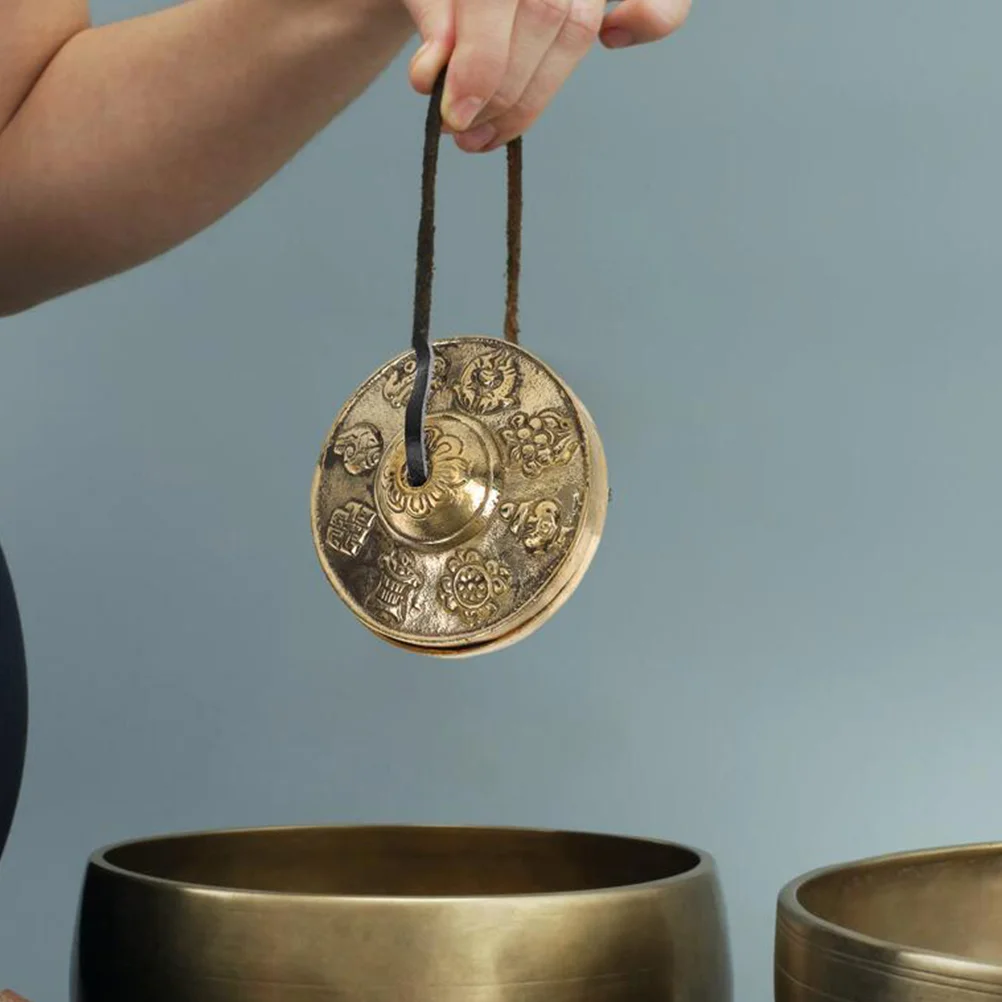 

Finger Cymbals Meditation Musical Instrument Bell Percussion Instruments Small Drum Copper Adults