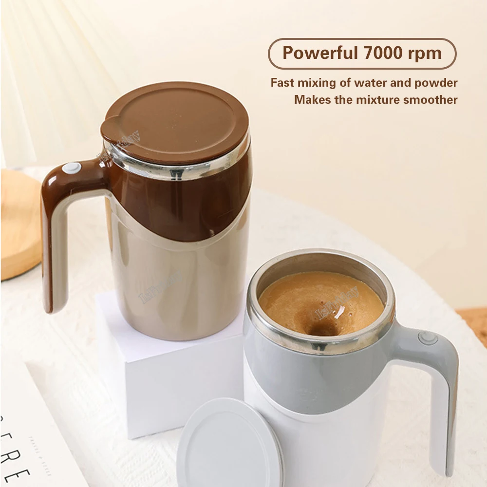 

Rechargeable Model Automatic Stirring Cup Coffee Cup High Value Electric Stirring Cup Lazy Milkshake Rotating Magnetic Water Cup