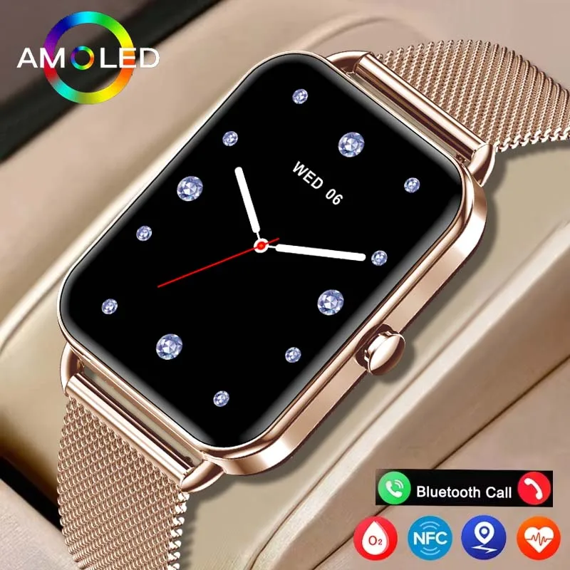 Умные часы AMOLED 2024 цвет в ассортименте