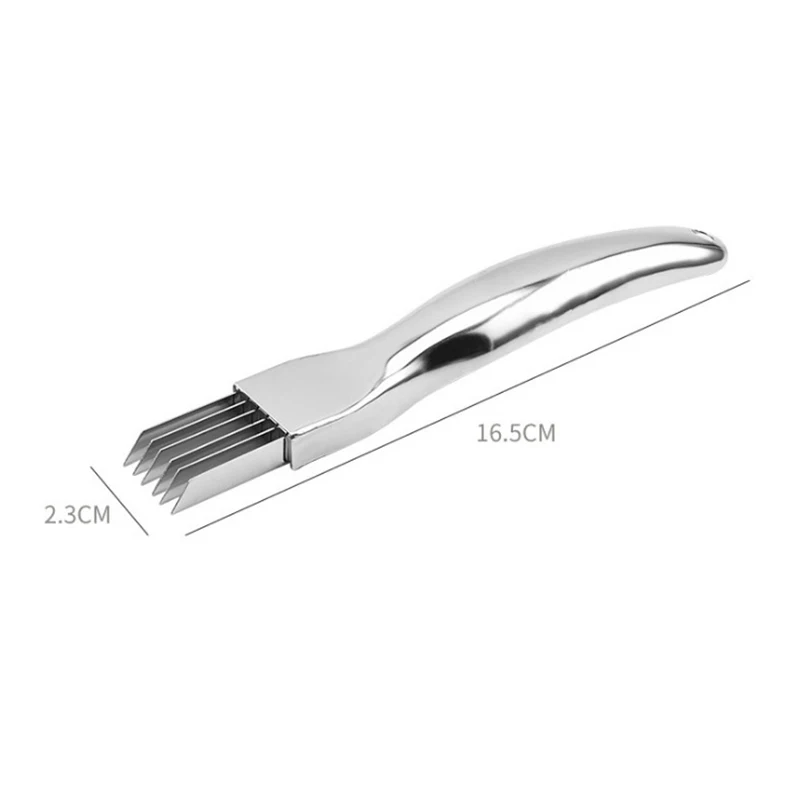 Многофункциональная измельчитель лука из нержавеющей стали чеснока шальлот