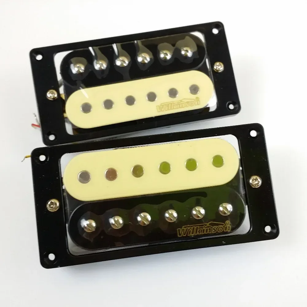 Фото Лидер продаж — набор звукоснимателей Wilkinson WOHZB Zebra Humbucker — звукосниматели для электрогитары Alnico 5, №4