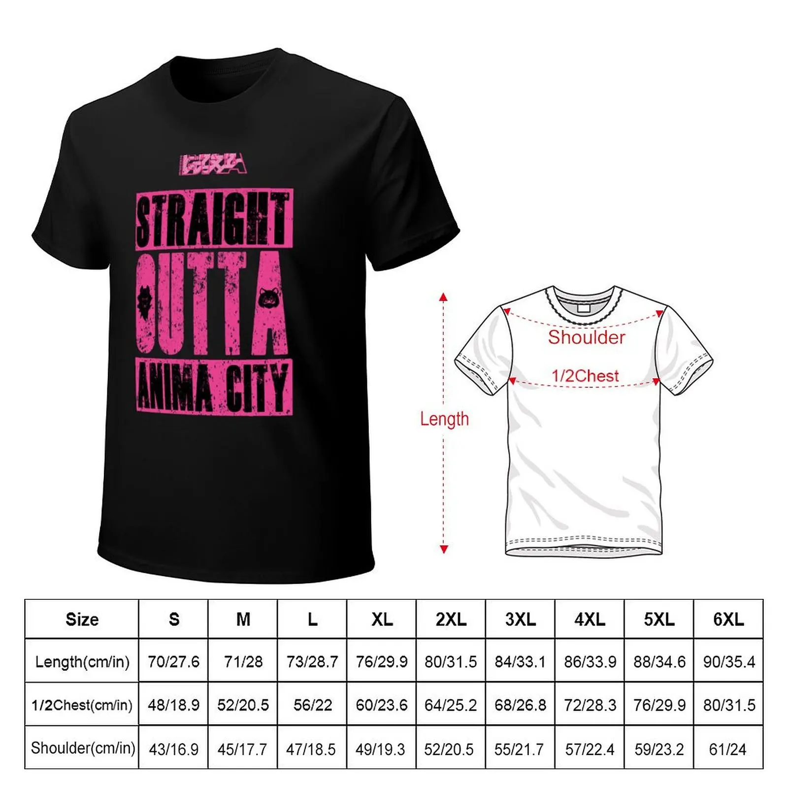 Фото СОВЕРШЕННО НОВАЯ ФУТБОЛКА ANIMAL (BNA): STRAIGHT OUTTA ANIMA CITY, с защитой от ультрафиолета, для активного отдыха. №2