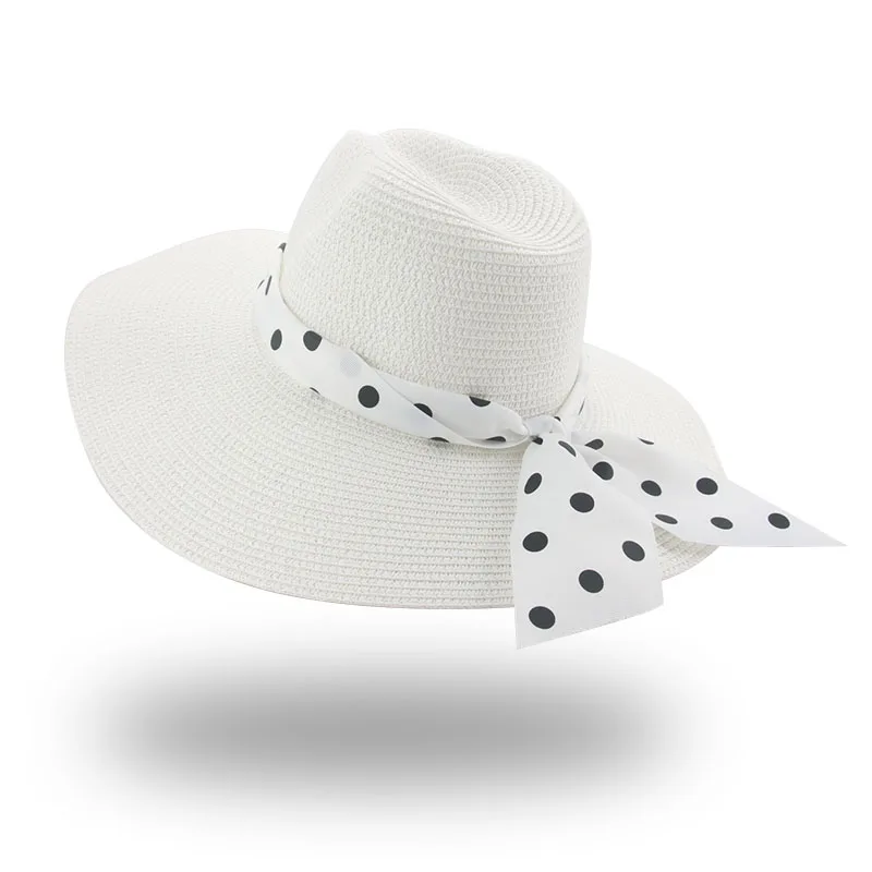 

Hats for Women Straw Beach Hat Big Brim 11cm Panama Jazz Cap Women Luxury Casual Outdoor Sun Protection Summer Hat Chapeau Femme