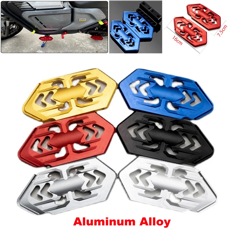 

1Pair CNC Aluminum Alloy Motocycle Rear Footrest Pegs Foot Peg Pedal Universal