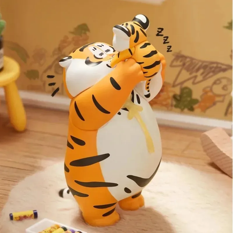 Фото I Am Not Fat Tiger Loving Father Faithful Son V2 Series Dolls Blind Box Mystery Box Toys Cute Action Anime Figure Kawaii Model №5