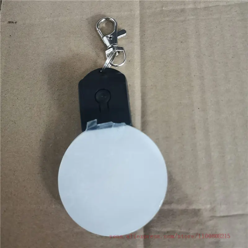 Сублимационные пустые Светлые Круглые акриловые брелоки горячая передача