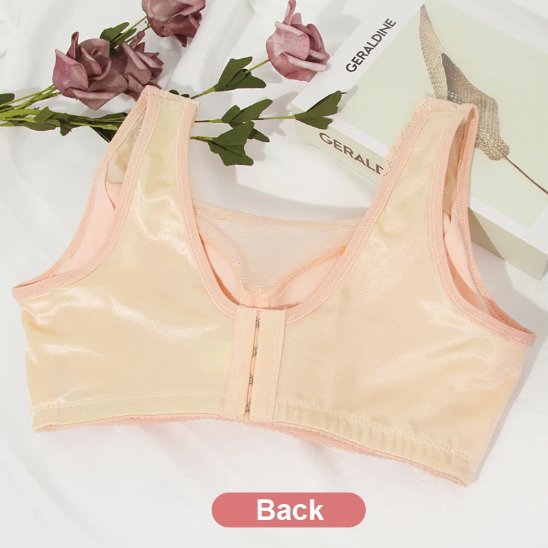 6042 Sexy Lace Underwear Mastectomy Bra with Pockets for Artificial Breast Prosthesis Woman Without Steel Ring