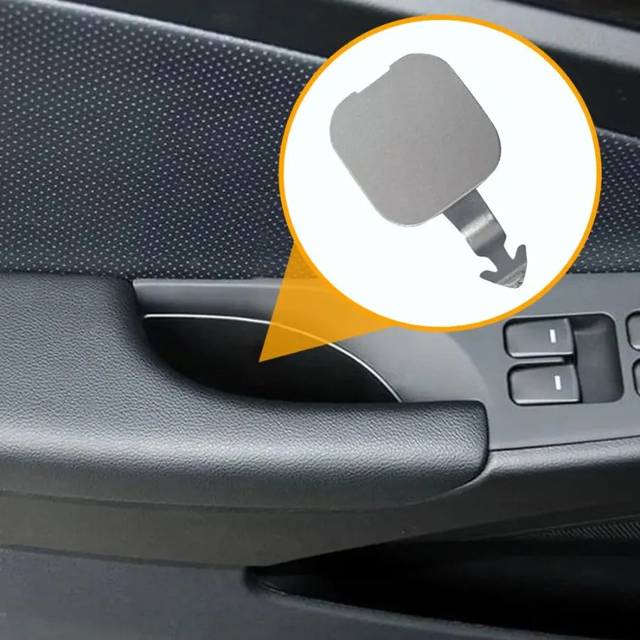 

1 шт. Крышка для ручки межкомнатной двери автомобиля, винтовая крышка для дверной ручки автомобиля, Накладка для Hyundai I30 I20 IX35 Verna Sonata 8 Tucson Accent Solaris