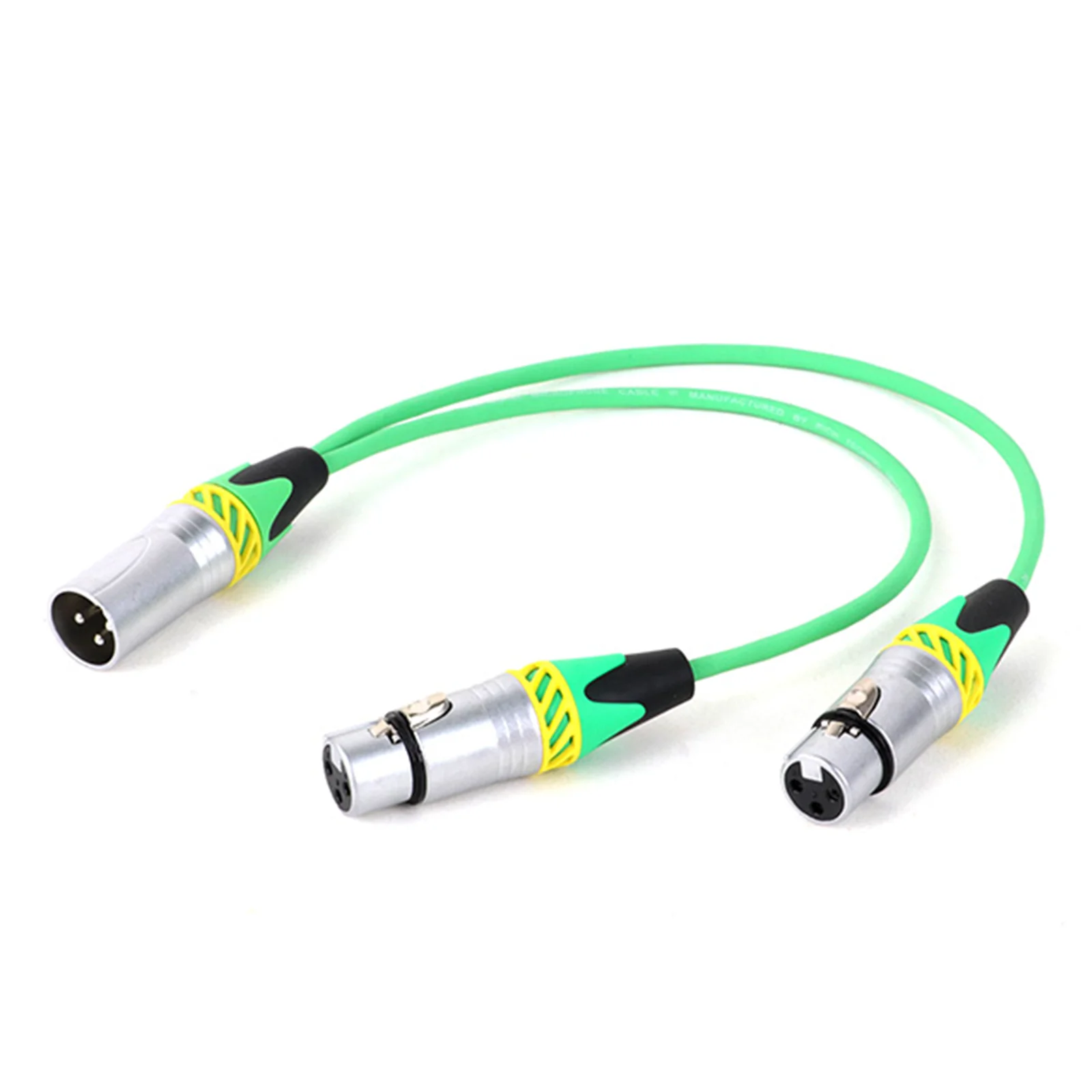 Y-разветвитель XLR 3Pin 1 штекер на 2 гнезда аудио удлинитель Y-образный кабель шнур