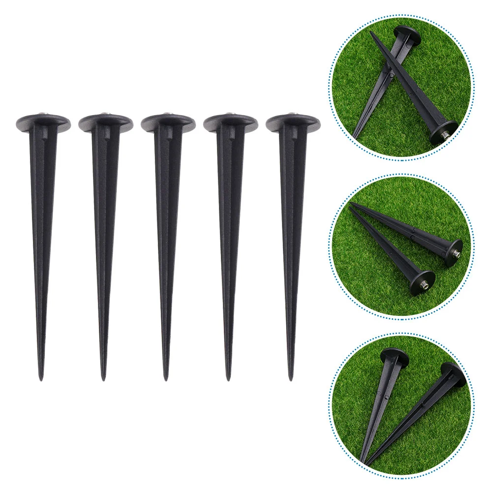 

Ground Spike Aluminum Plug Stakes Spikes Lights Replacement Spotlight Accessories Garden Outdoor Staples Reinforced Solar