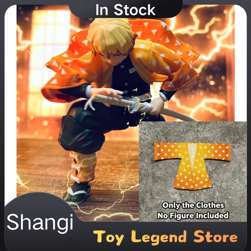 Фото В наличии: Набор одежды из ткани Shangi для фигурки SHF Demon Slayer Агацума Зеницу (фигурка в комплект не входит), аксессуар для самостоятельной модификации. №1