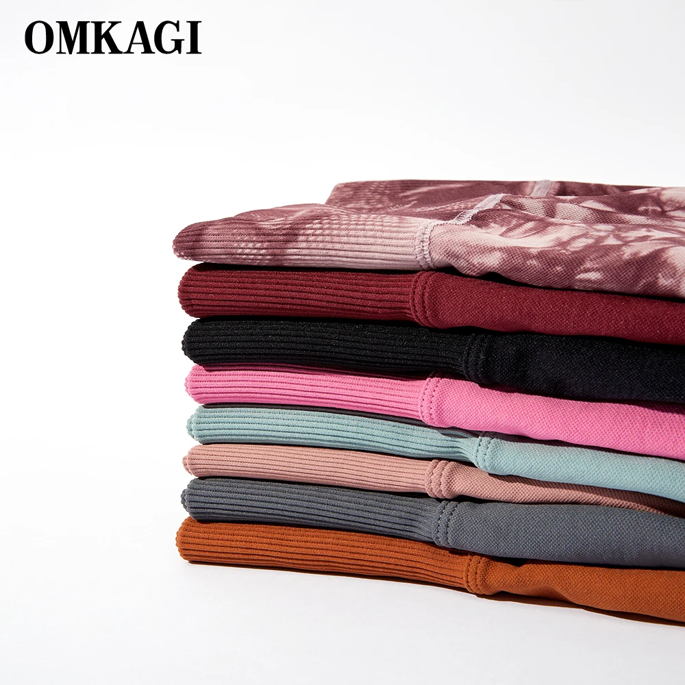 OMKAGI леггинсы для фитнеса Бесшовные Леггинсы Спортивные Женские однотонные