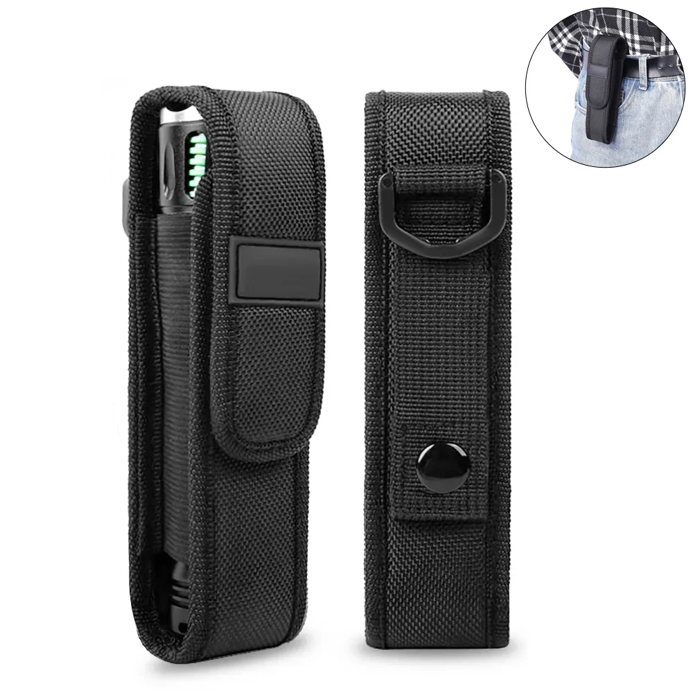 TZ20 Tactical Flashlight Molle Pouch Holster Torch Cover Case Belt Multitool Hunting Equipment |