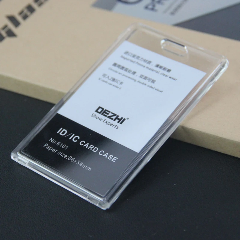 

Прозрачный акриловый держатель для бейджа