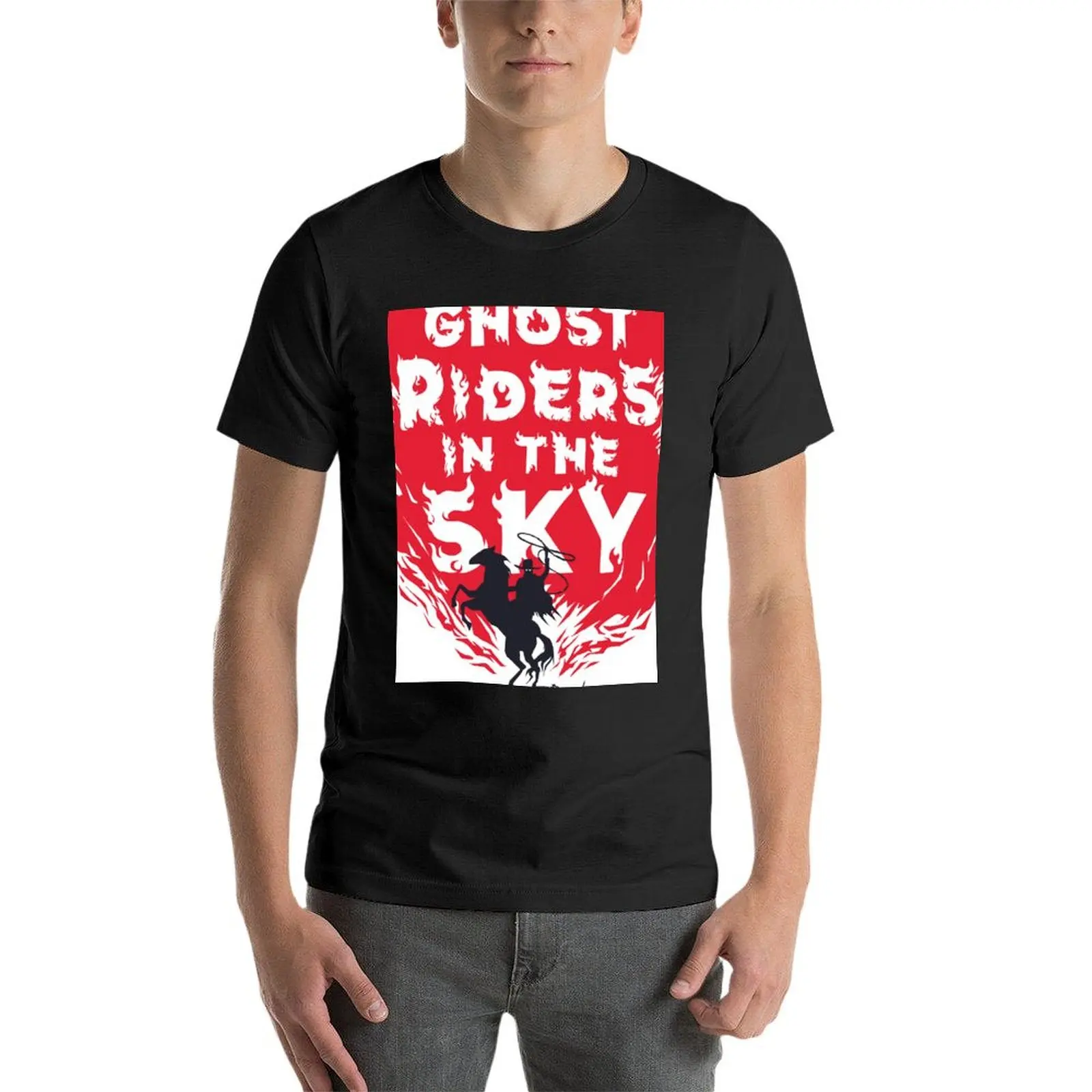 Мужская футболка призрачные водители в дневном стиле