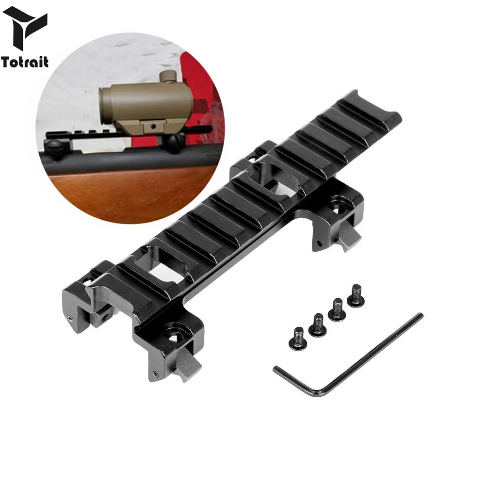 

TOtrait MP5 guide rail extension support guide after CNC aluminium alloy't a MP5 Base Mount Rail Adapter Hunting Gun Accessories