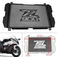 motorcycle radiator guard grille cover steel protector z900 for kawasaki z900 2017 2018 high quality aluminium radiator