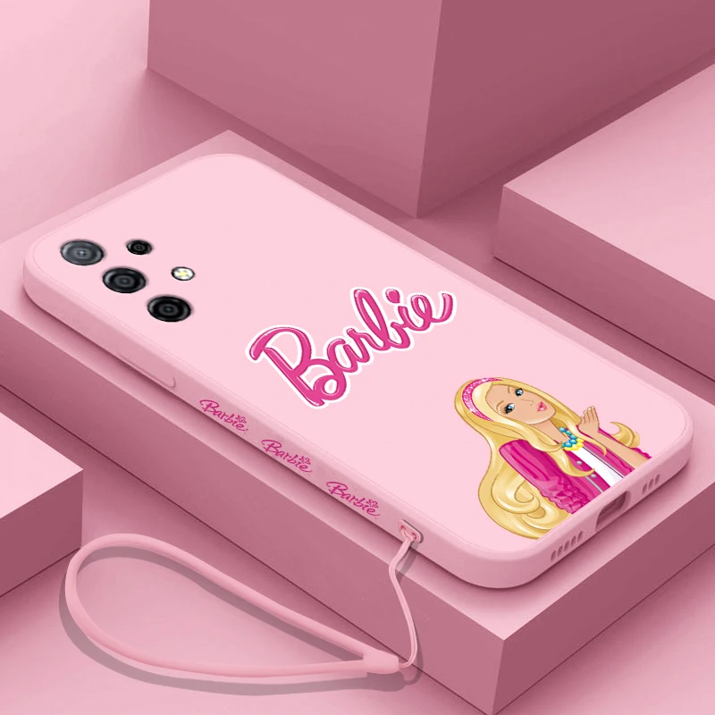 

Disney Pink Doll Case For Samsung A81 A53 A91 A50 A12 A22S A52 A52S A51 A72 A71 A32 A22 A20 A30 A21S A12 A02S A11 4G 5G Barbies