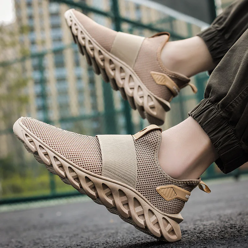 Sneakers Shoes for Men Fashion Casual Walking Running Shoes Breathable Outdoor Sports Male Footwear Soft Sole