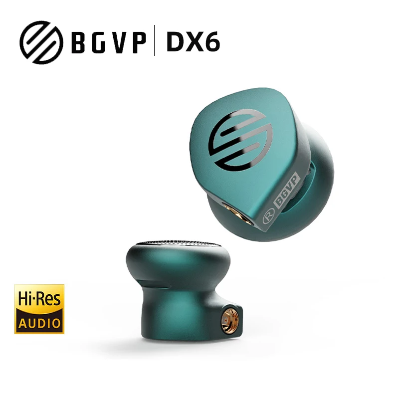 BGVP DX6 Проводные Hi-Fi басовые металлические беруши с плоской головкой 14 2 мм LCP