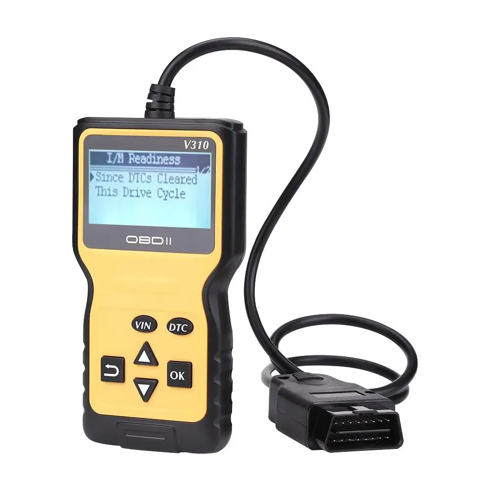

V310 Car Diagnostic Tool Multi Function OBD2 Scanner Code Reader Backlight Liquid Crystal Display OBDII EOBD 180x85x25mm