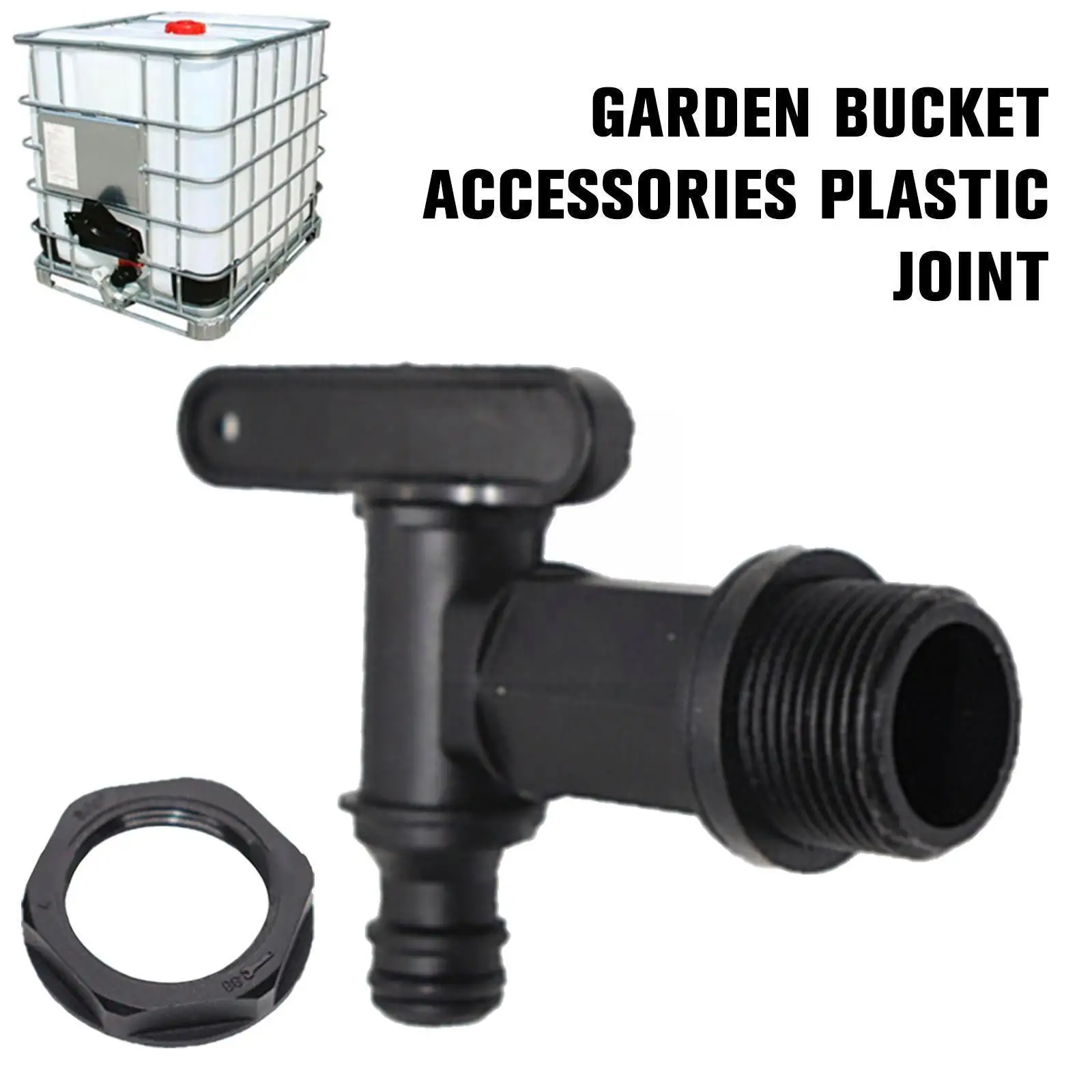 

Пластиковый Смеситель, ведро, инструменты 17 мм 26,2 мм, цилиндрическое соединение для садового шланга IBC, новинка O0R7