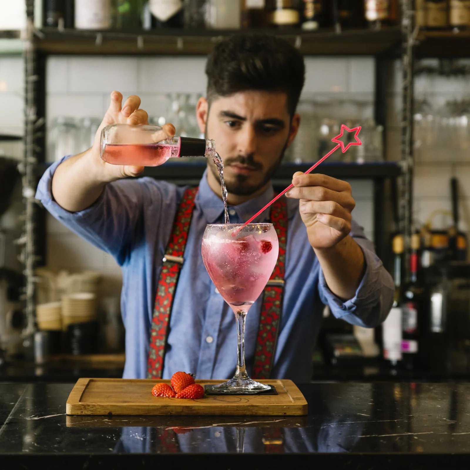 

30 Pcs Swizzle Stick Coffee Stirring Rod Fruit Juice Celebrity Rods Sticks Mixing Acrylic Baby Stirrers